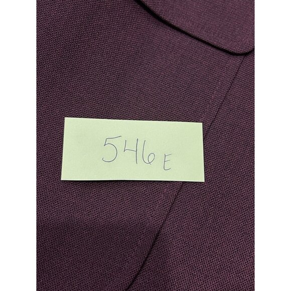 Vintage Arnie Mens Burgundy Blazer 40R Wool Blend Two Button Gold Accents - Picture 11 of 11